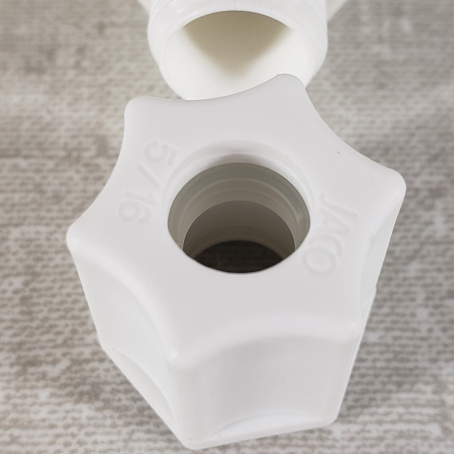 MCMASTER-CARR 5016K477 5/16" & 1/4" Polypropylene Hi-Pressure Comp. Fit, 3 Pack