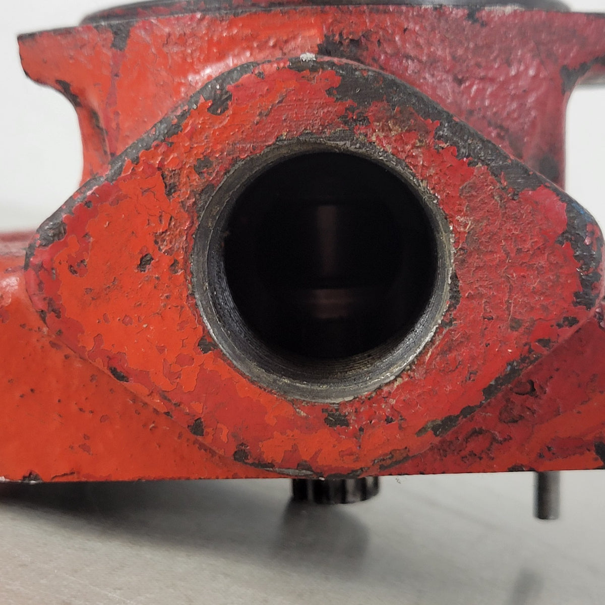 Vintage CROSS 4-Port Rotary Hydraulic Selector Directional Valve Cast Iron