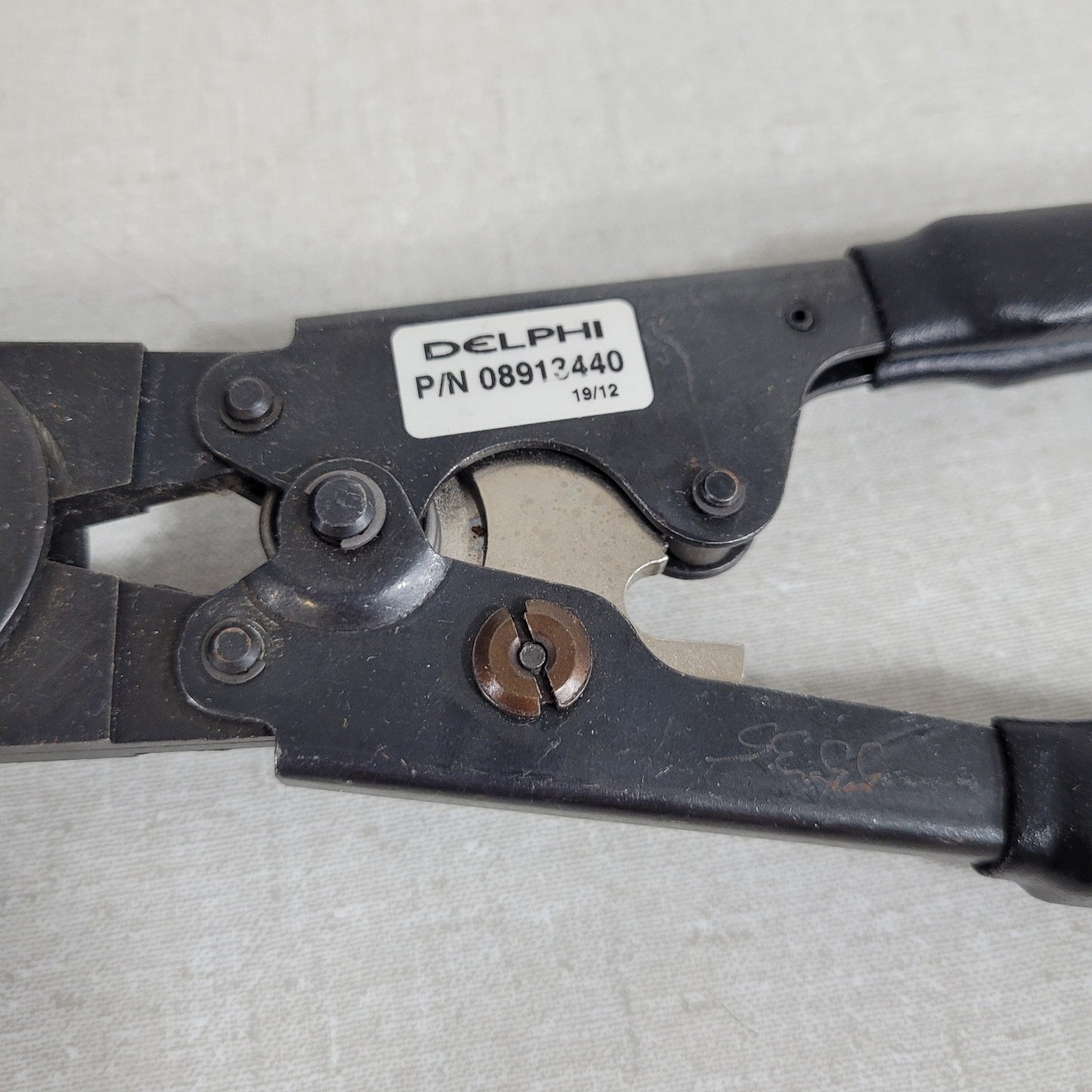 Delphi 08913440 Ratcheting Electrical Terminal Crimp Tool Hand Crimper A B Die