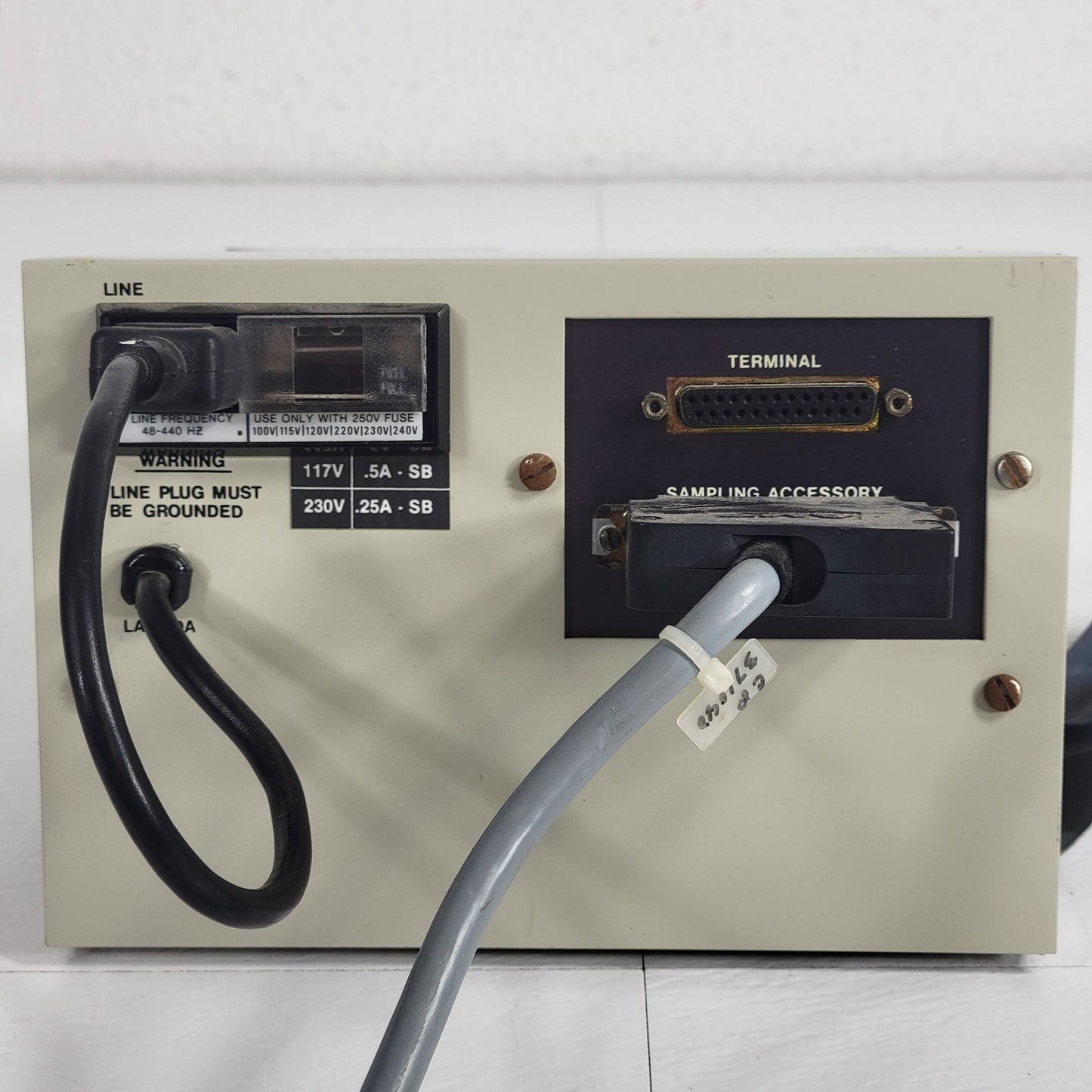 TESTED Perkin-Elmer Lambda 3B UV-Vis Remote Start/Restart Switch LP34 Connector