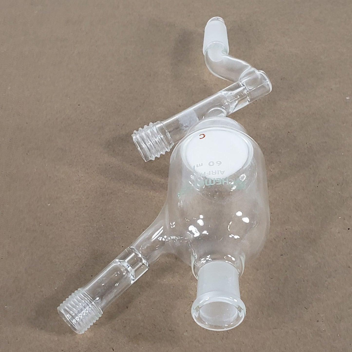 Chemglass AF-0542-01/02 60mL Filter Funnel 14/20 Joint Size Coarse/Medium Frit