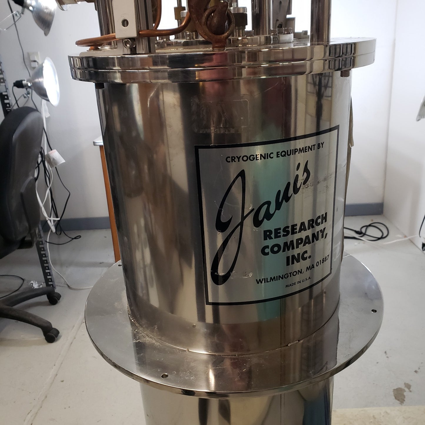 Janis Research HE-3-TLOSL Top Loading Ultra-Low Temp Helium-3 Cryostat System