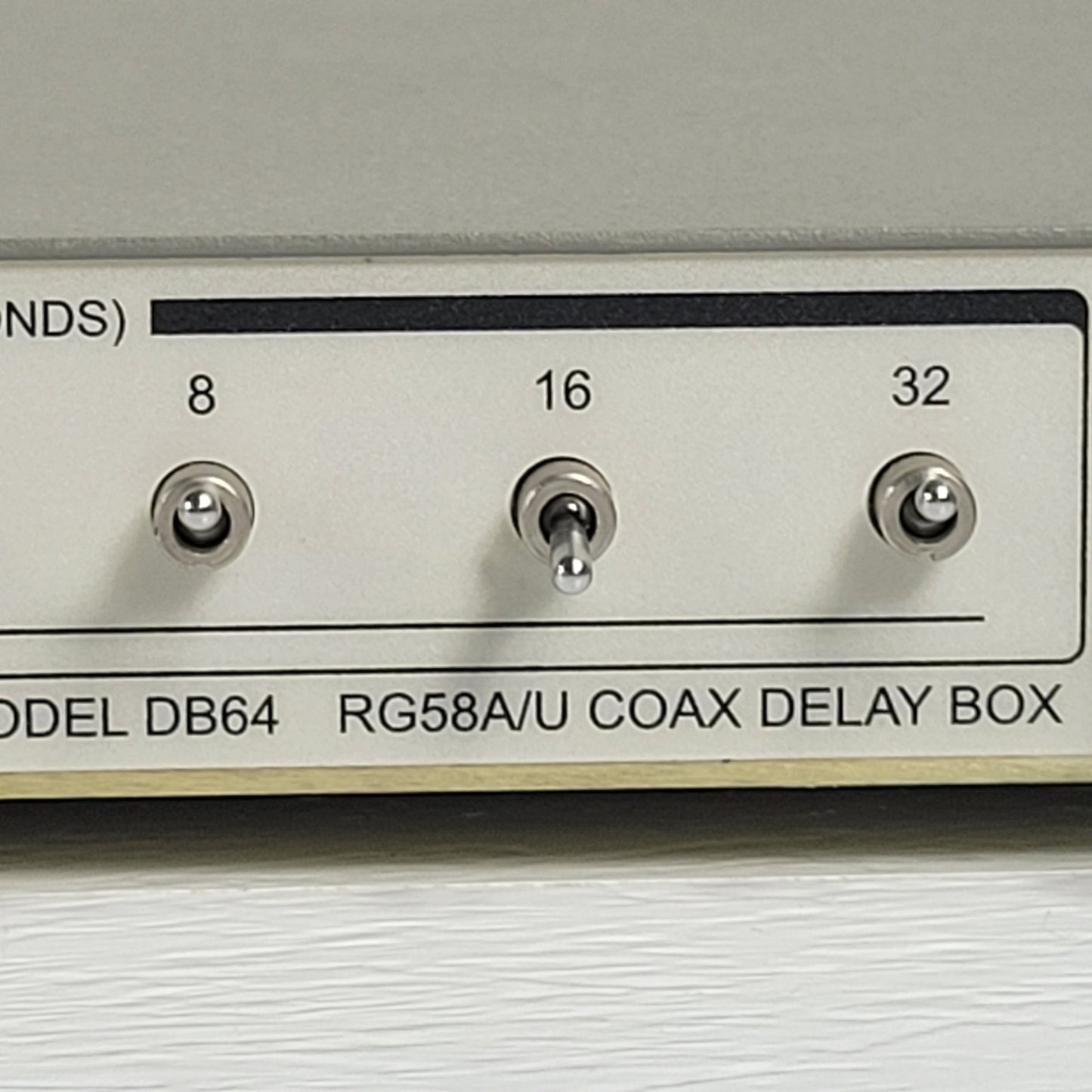 Stanford Research Systems SRS DB64 Coax Delay Box 0-63.5ns 0.5ns Resolution