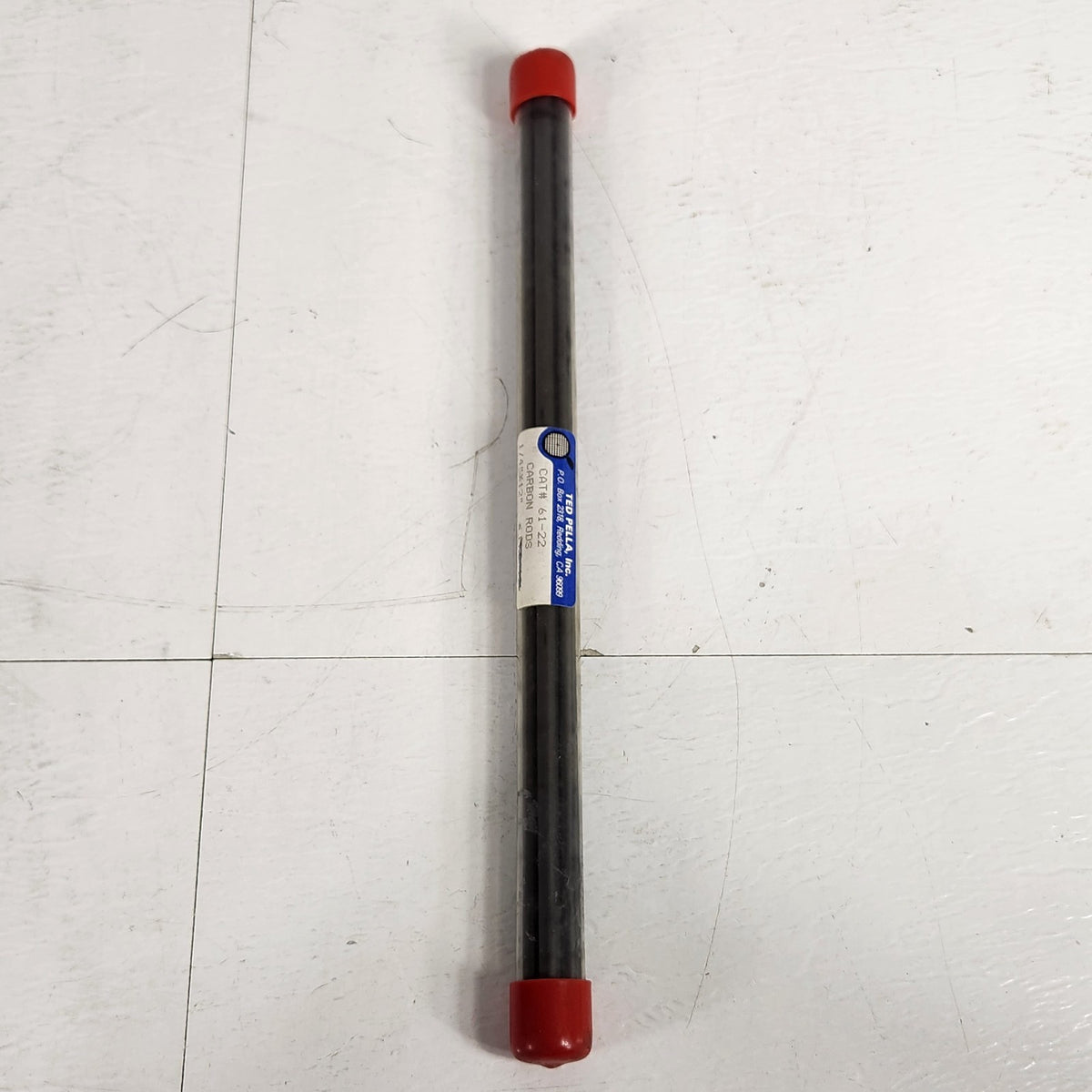 Ted Pella 61-22 Carbon Graphite Rods 1/4" x 12" EM Coating Lot of 4