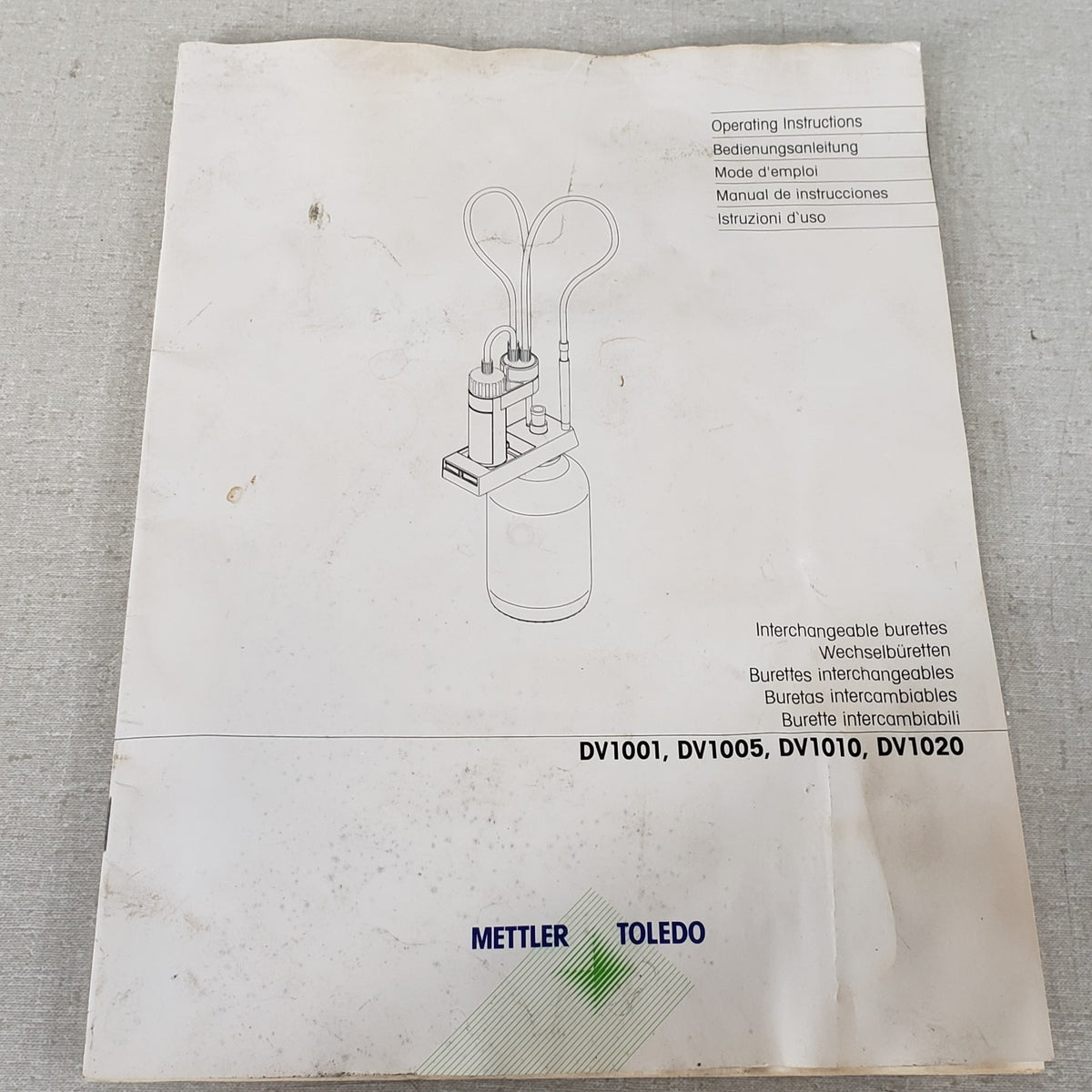 Mettler Toledo 23645 Burette Bottle Holder Stand DV1001 DV1005 DV1010 DV1020