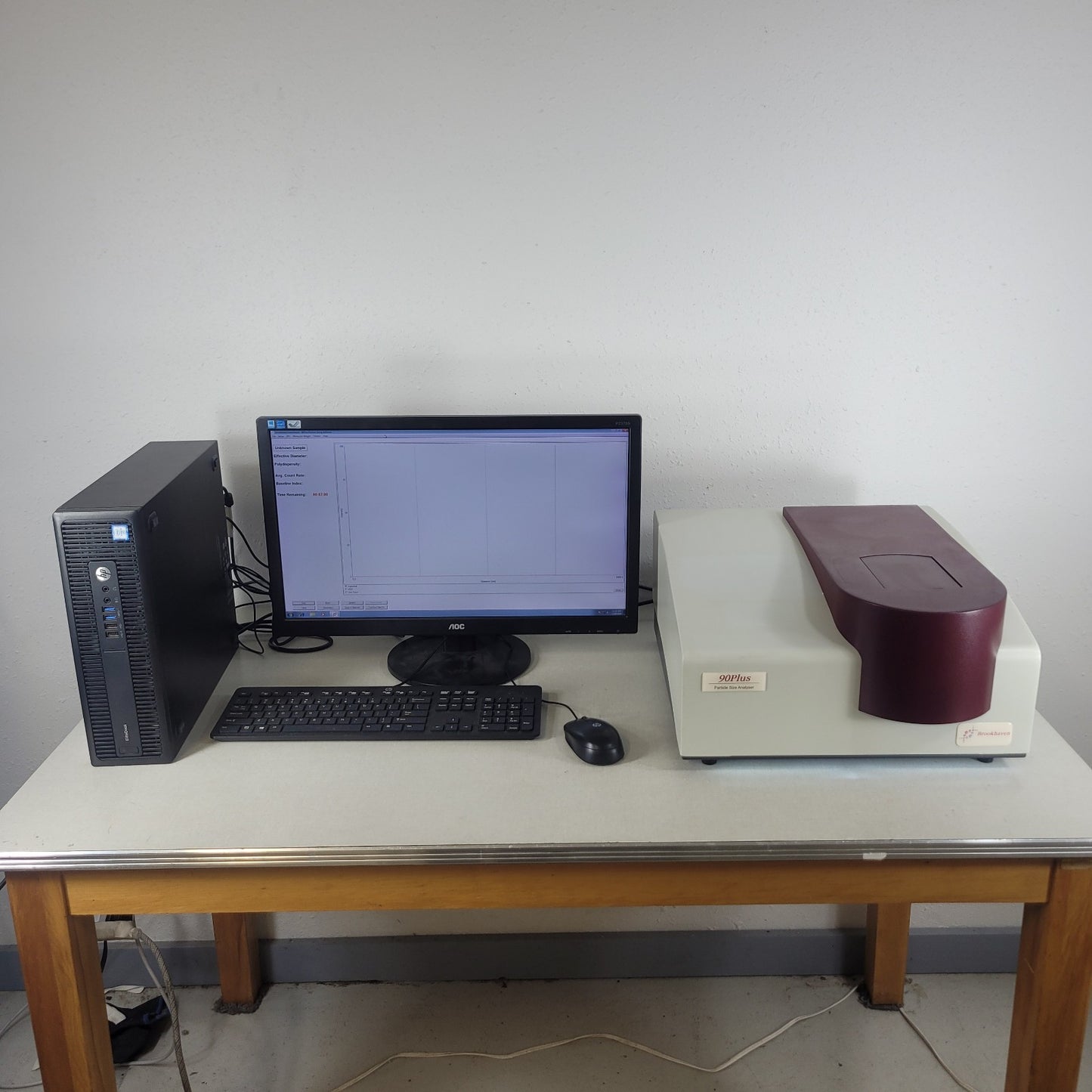 TESTED Brookhaven 90Plus DLS Dynamic Light Scattering Nanoparticle Size Analyzer