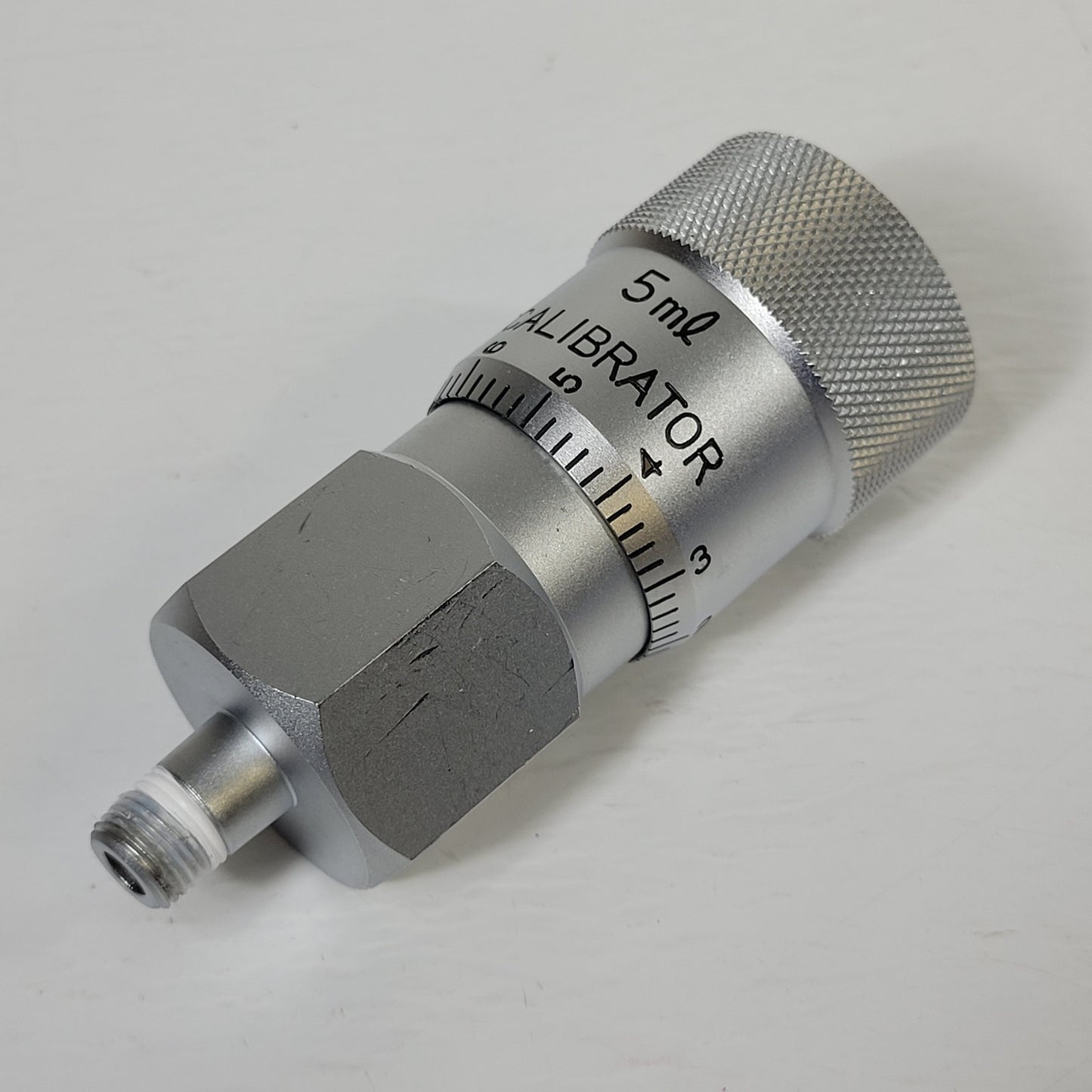 FUKUDA 0-5.0ml Precision Mechanical Dial Calibrator/Gauge Micrometer Cal