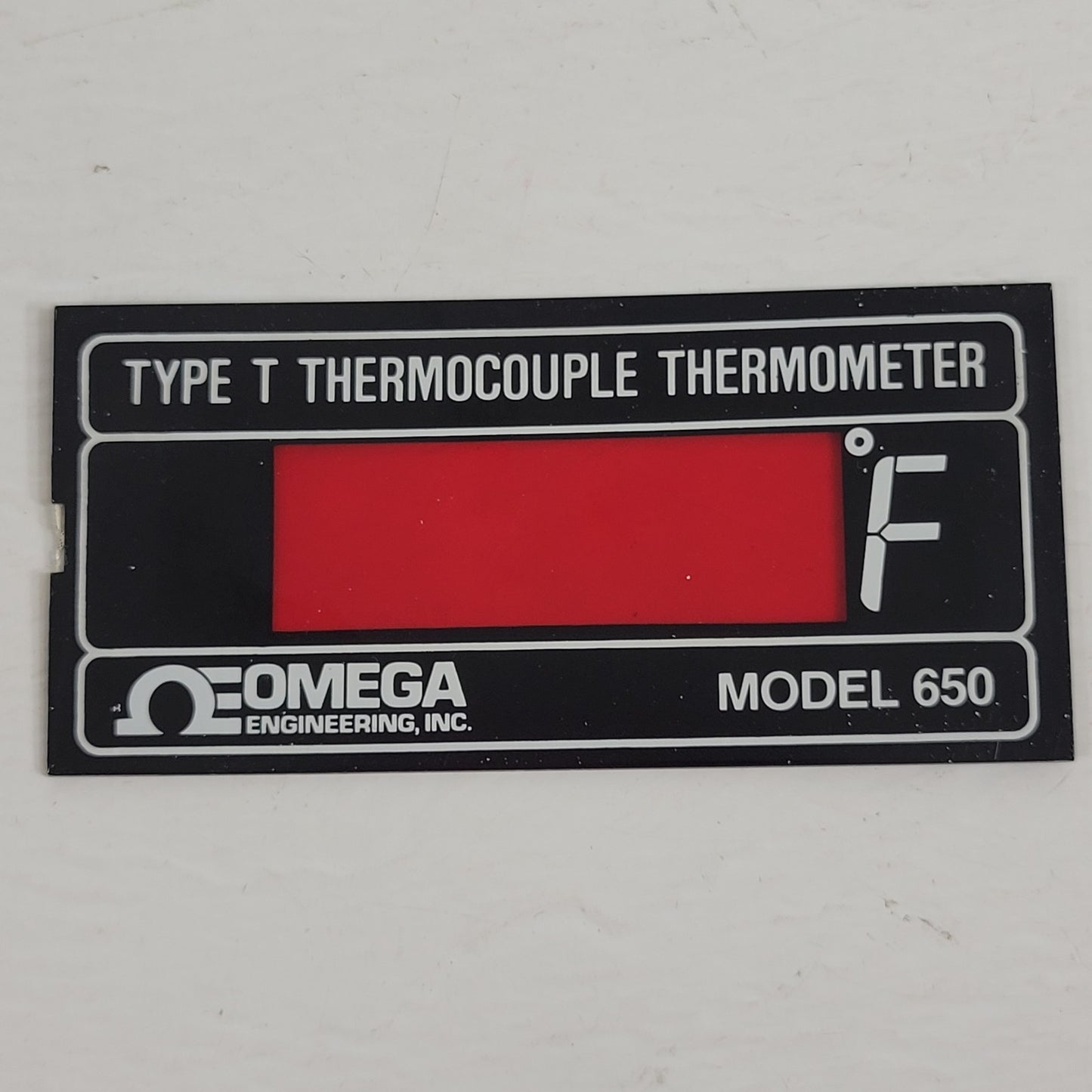 TESTED OMEGA 650-T-X Type T Thermocouple Digital Thermometer 120VAC