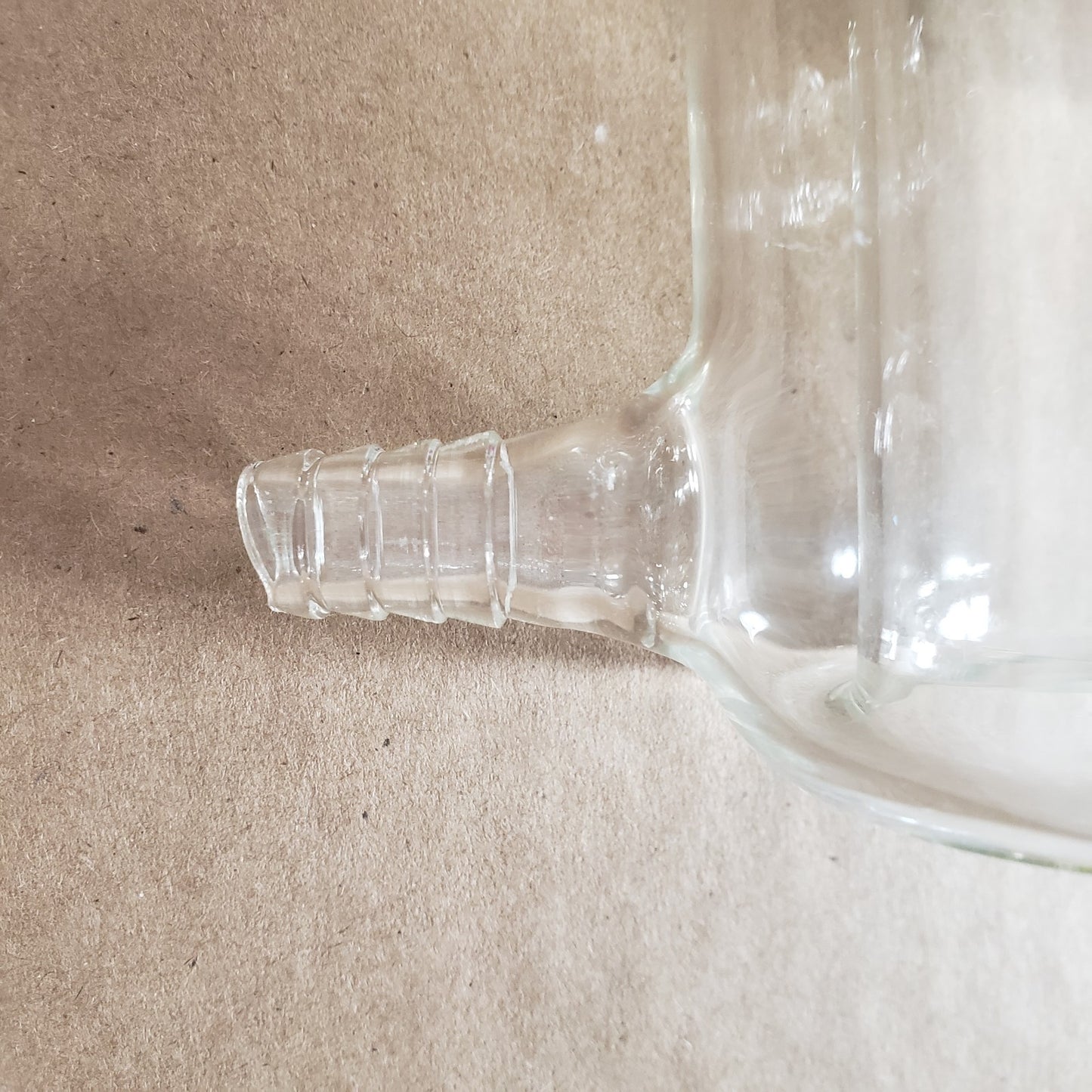 Custom Borosilicate Glass Shell & Tube Heat Exchanger w/Water Jacket Condenser