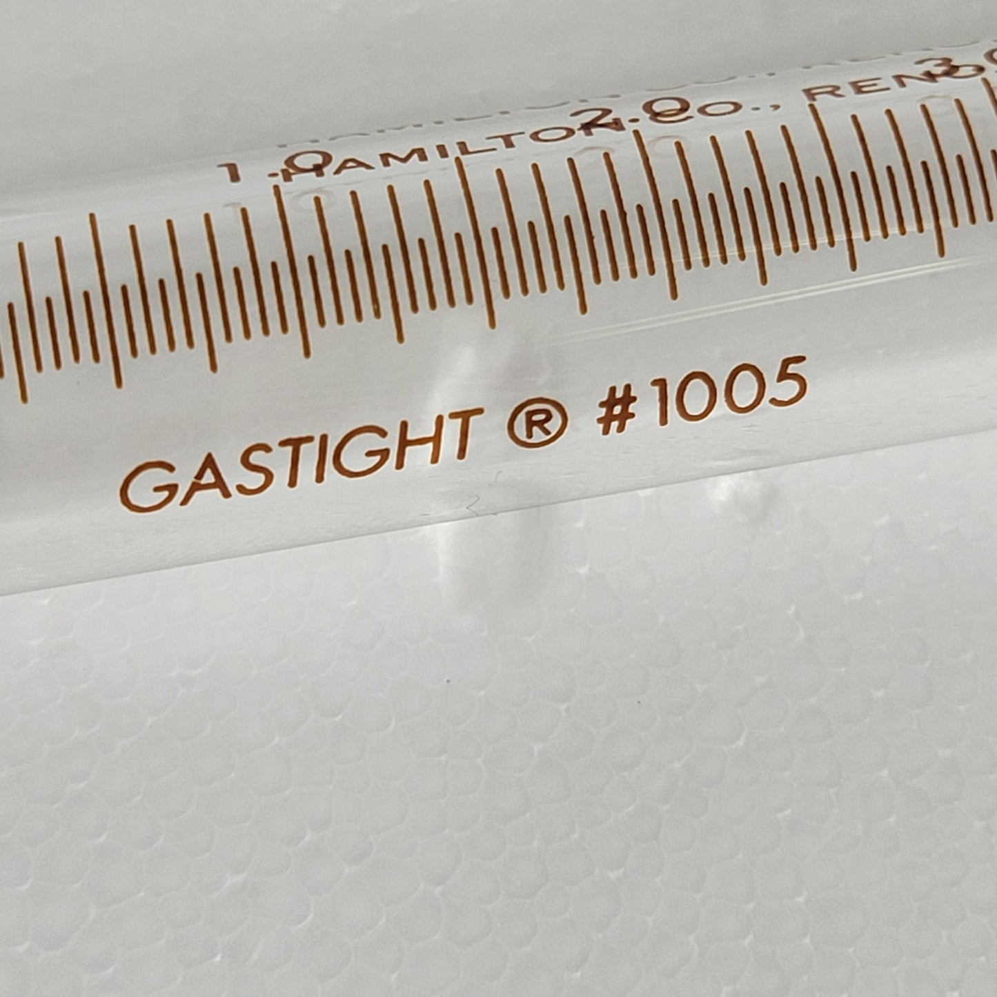 HAMILTON 81520 5.0ml/5000μl  Gastight #1005 Srng, No Ndl