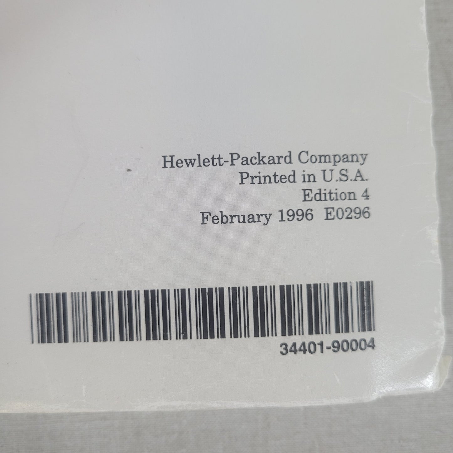 HP Agilent 34401A 6.5-Digit Digital Multimeter User Guide Manual 34401-90004