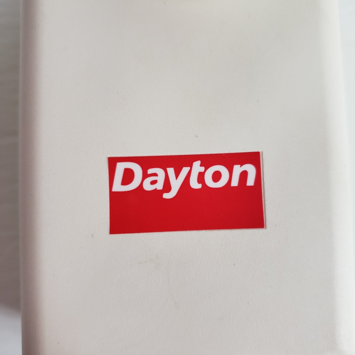DAYTON 2NNR6 Dial Thermostat with Original User Manual and Celsius Sticker