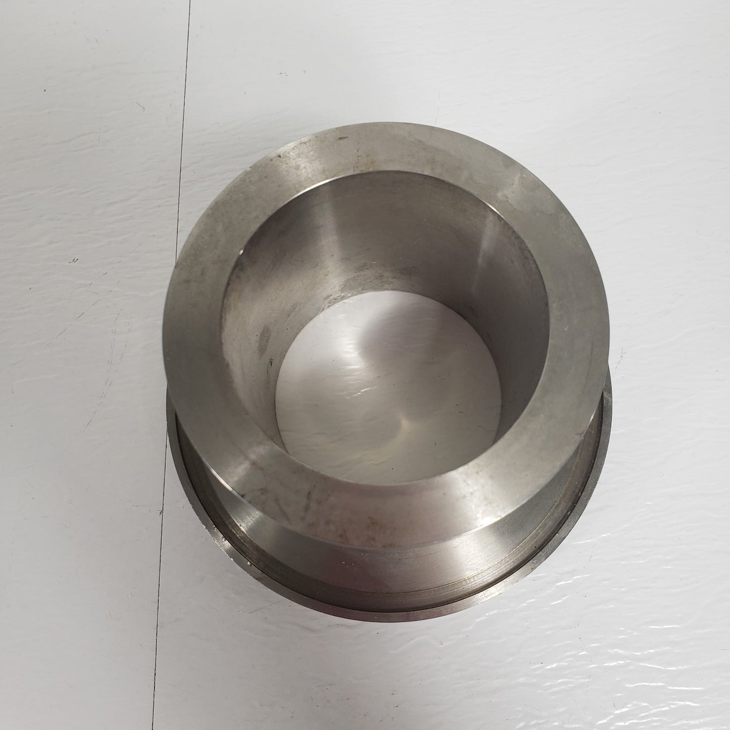 Adapter ISO-K 63 to ISO-K 100 Full Nipple Reducer w/ Side Port SS High Vacuum