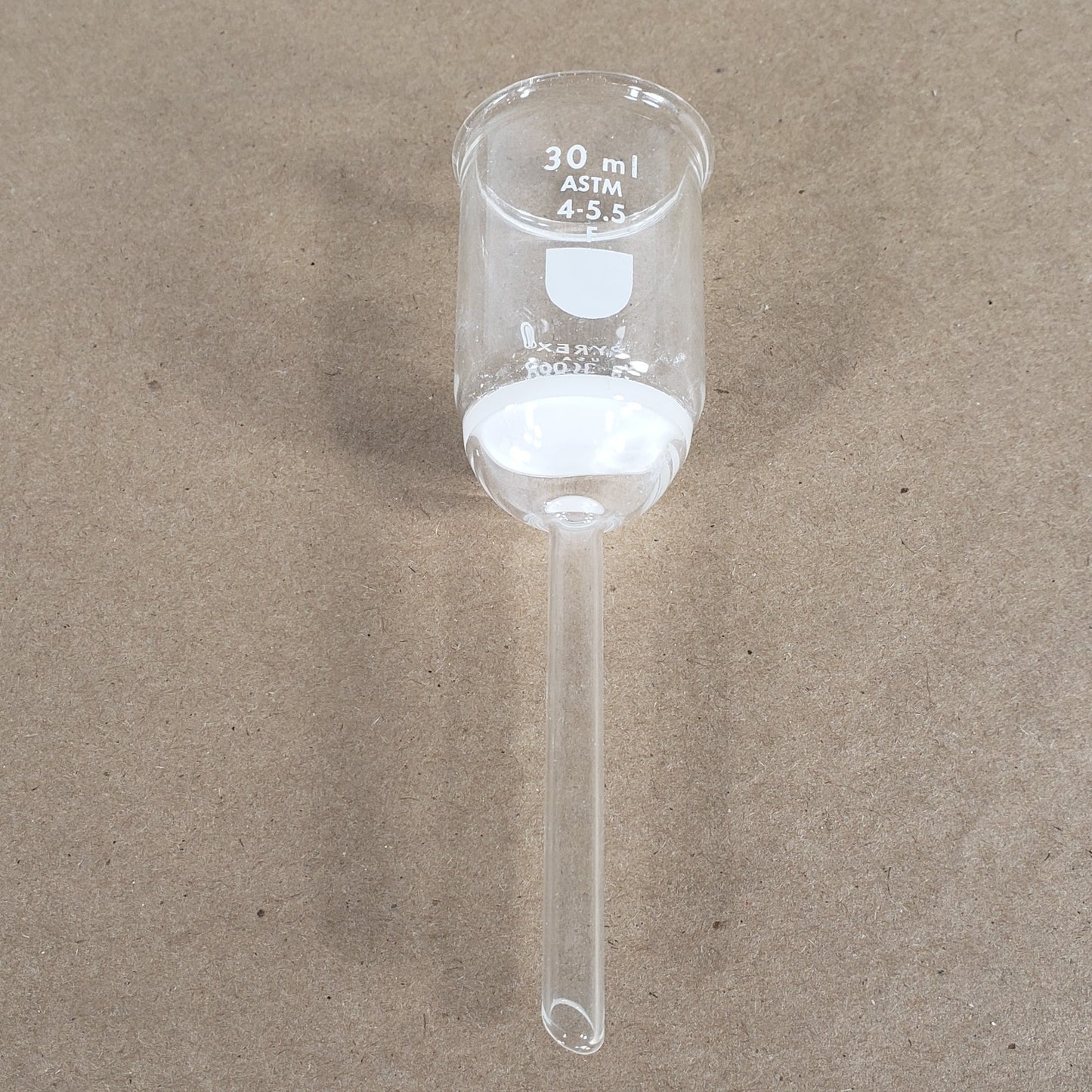 Lot 4 Synthware Pyrex F603030M 30mL Buchner Filter Funnels Medium Frit 30mm Chem