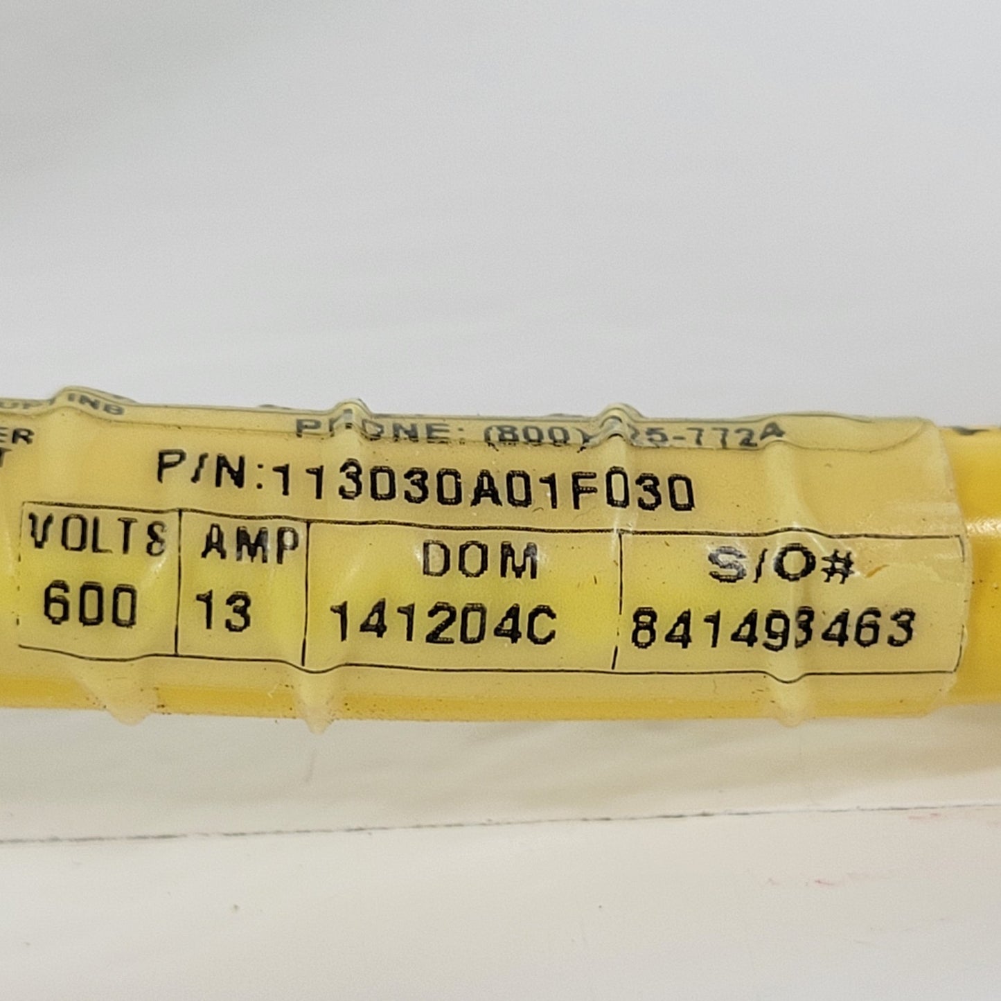 Woodhead 113030A01F030 1300100463 Mini-Change 3P M/F 3ft 16/3 PVC Cordset