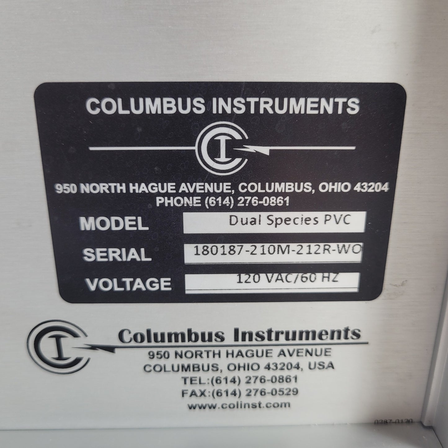 TESTED Columbus Oxymax CLAMS UGC Gas Conditioner Paramagnetic O2 Sensor UFC
