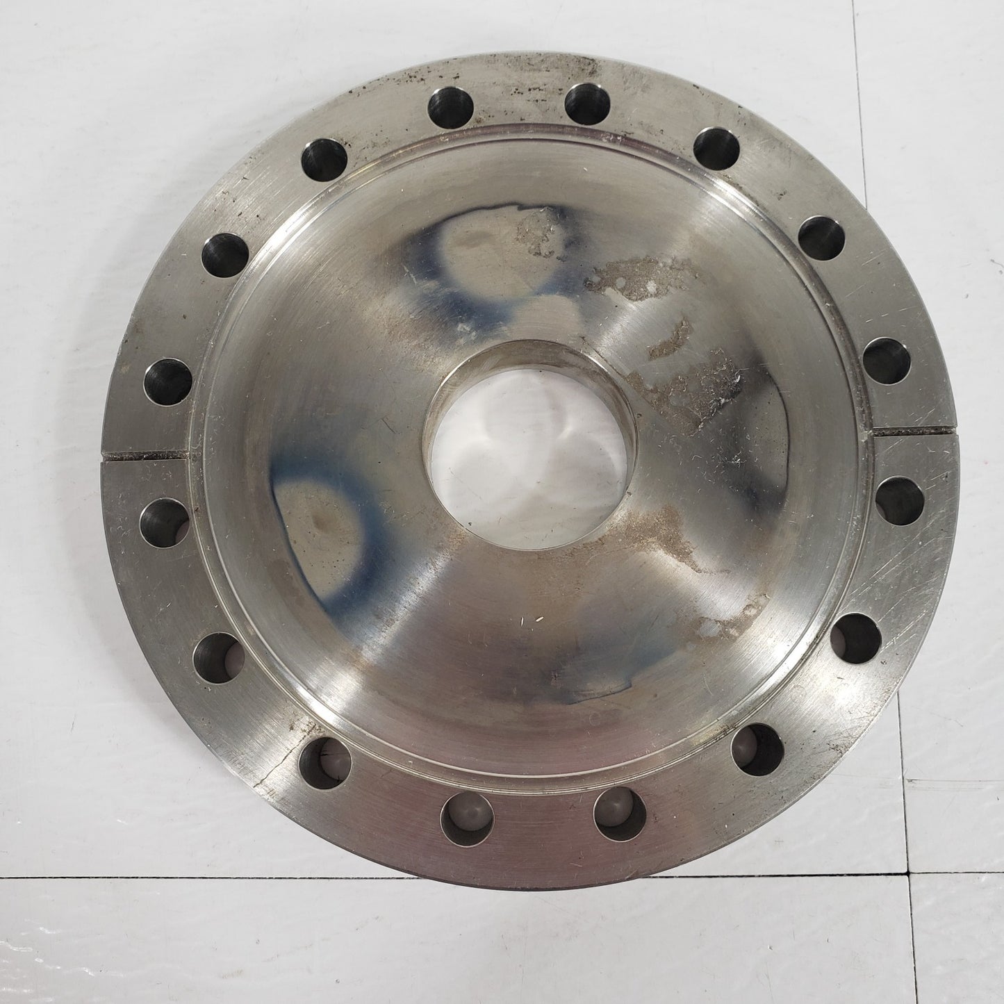 Varian DN100CF to DN35CF Zero-Length Reducer 6" CF 2.75" ConFlat UHV Vacuum SS