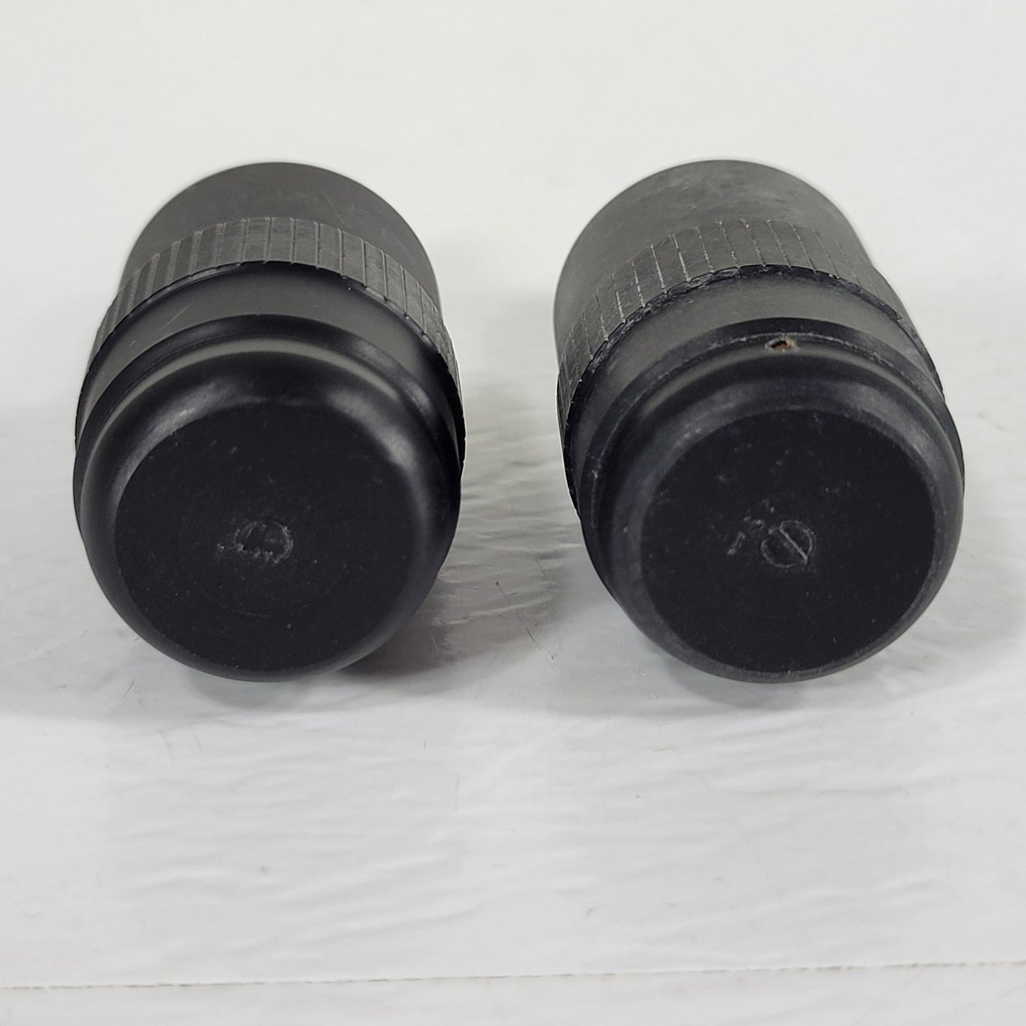 Two CHEMGLASS PTFE 0-8mm Vacuum Valve Plug-Only for Vac. Systems, Green & Brown