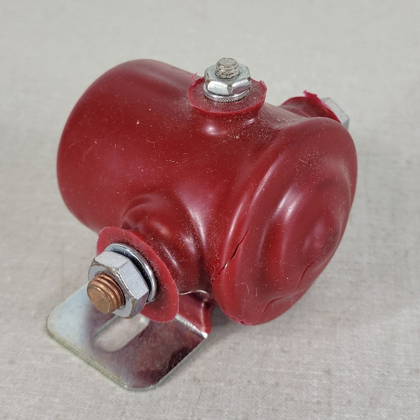 Cole Hersee 24071 12V SPST Intermittent Duty Solenoid Relay 3-Stud Cracked Cover