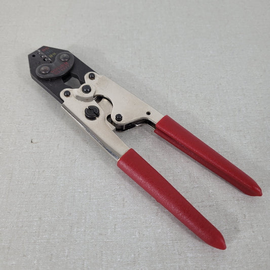 TE Connectivity Raychem AD-1377 Ratcheting Hand Crimper 12-26 AWG Terminal Tool