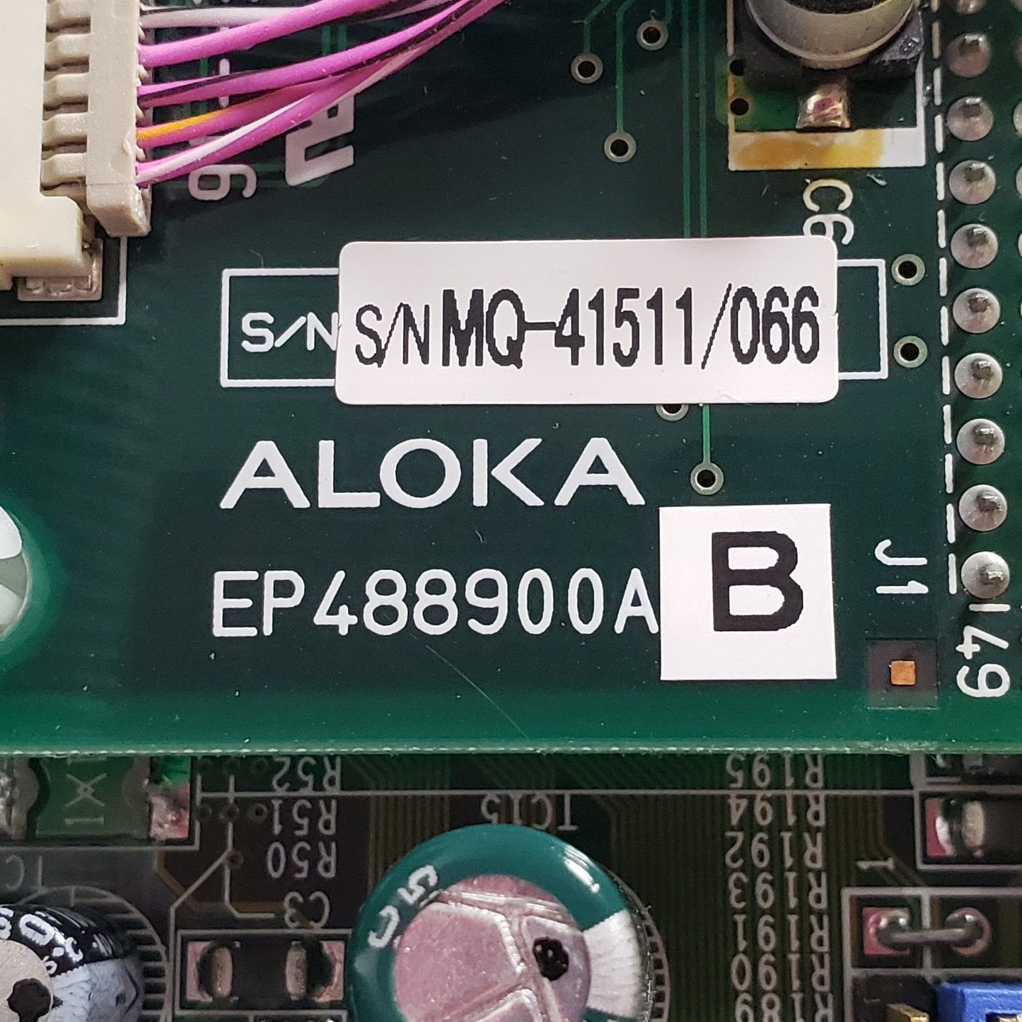 Aloka EP483000CC EP488900AB CPU Board Assy SSD-3500 Ultrasound
