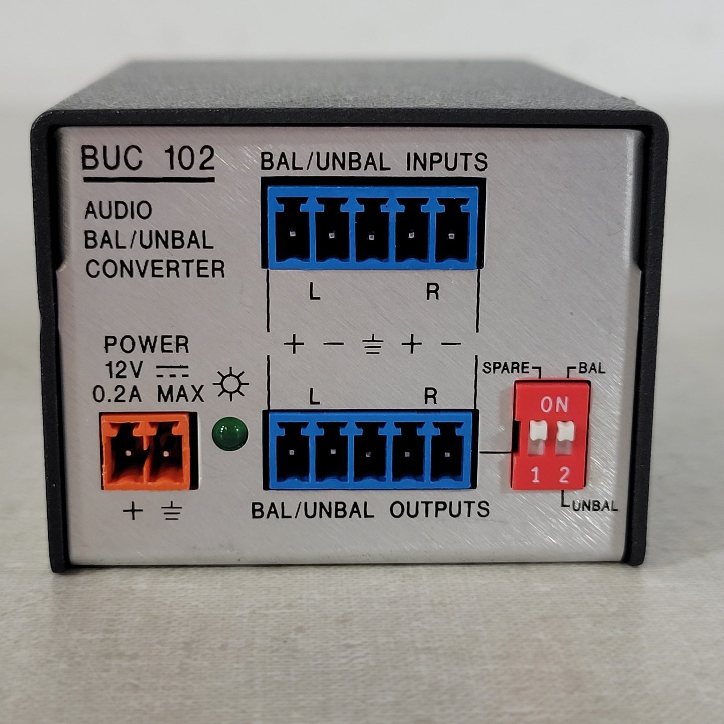 EXTRON BUC102 Audio Balance/Unbalanced Converter, No Power Cable