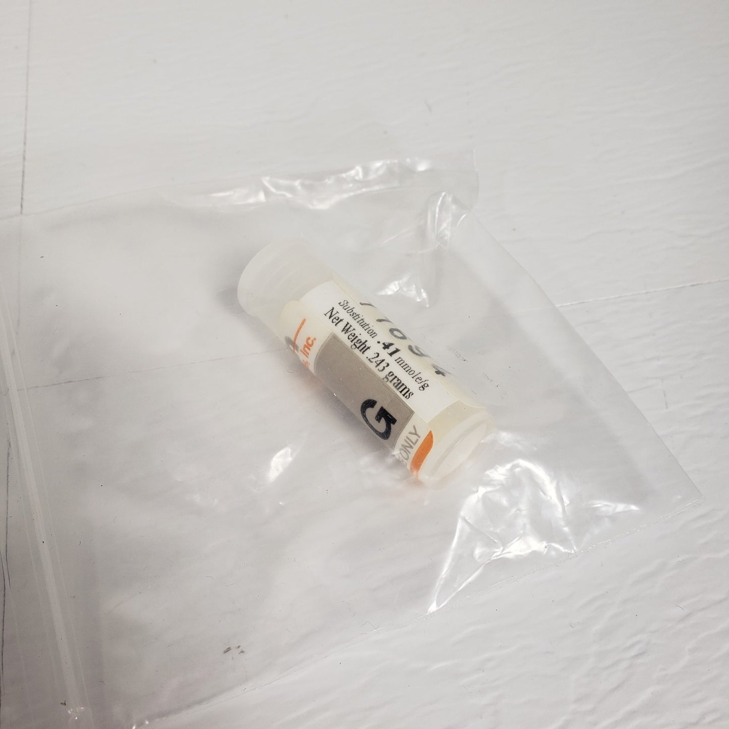 PROTEIN TECH. Assorted Alphabetized Polypropylene Vials For PS3 Peptide System