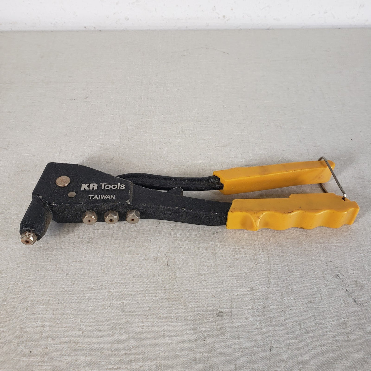 KR Tools Hand Blind Pop Riveter Rivet Gun w/ 4 Interchangeable Nosepieces
