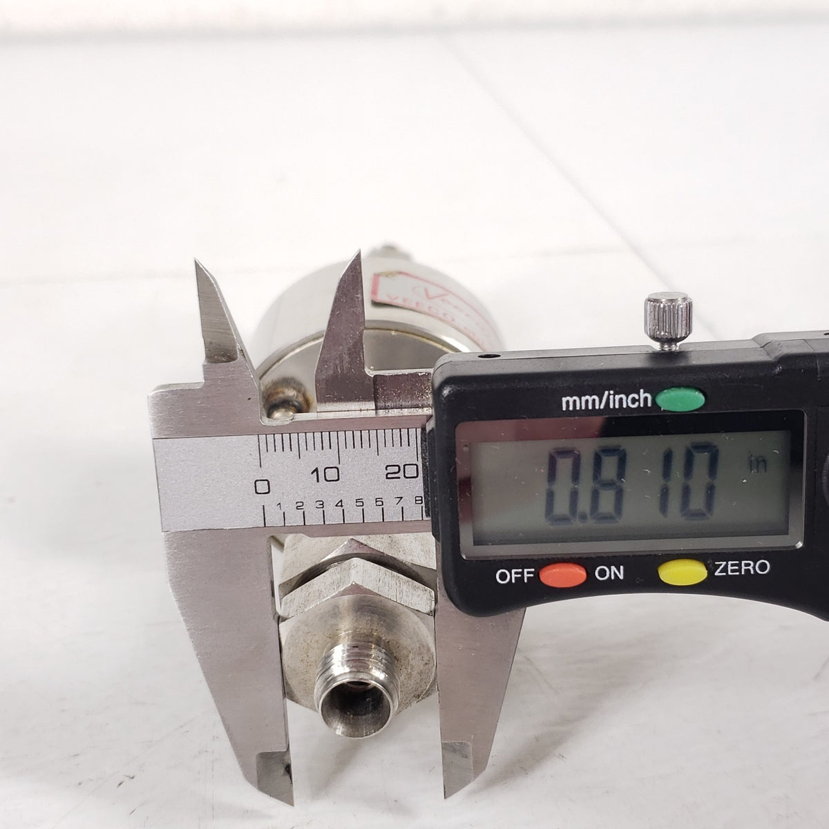 Veeco-EBI PV-10 Piezoelectric Gas Leak Valve High Vacuum 1/4" Fittings