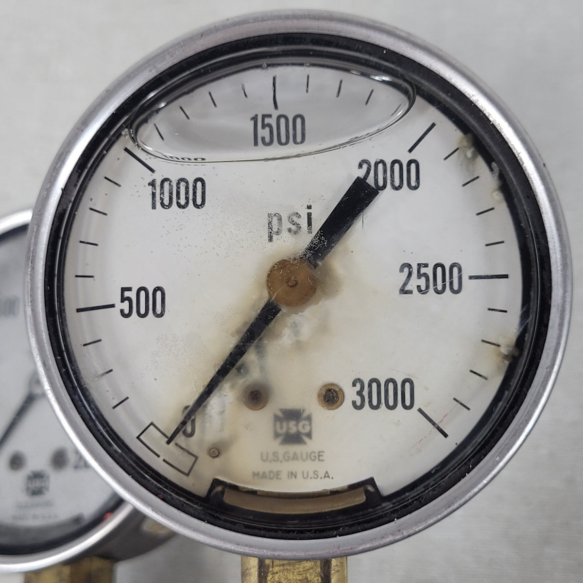 Eaton Char-Lynn 101-1001-009 Hydraulic Gerotor Motor w/ 2 Gauges UNTESTED