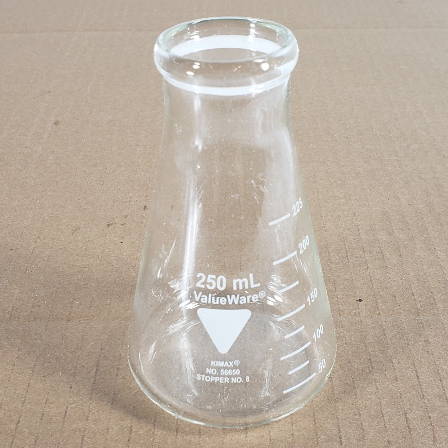 Lot of 14 Valueware/Pyrex 56650/26501/5100/4980 250mL Erlenmeyer Flasks