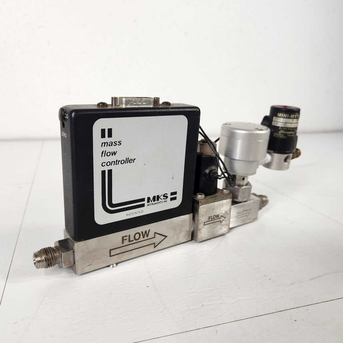 MKS 2259B-00500RV 500 SCCM N2 Mass Flow Controller MFC Mini-Myte Valve