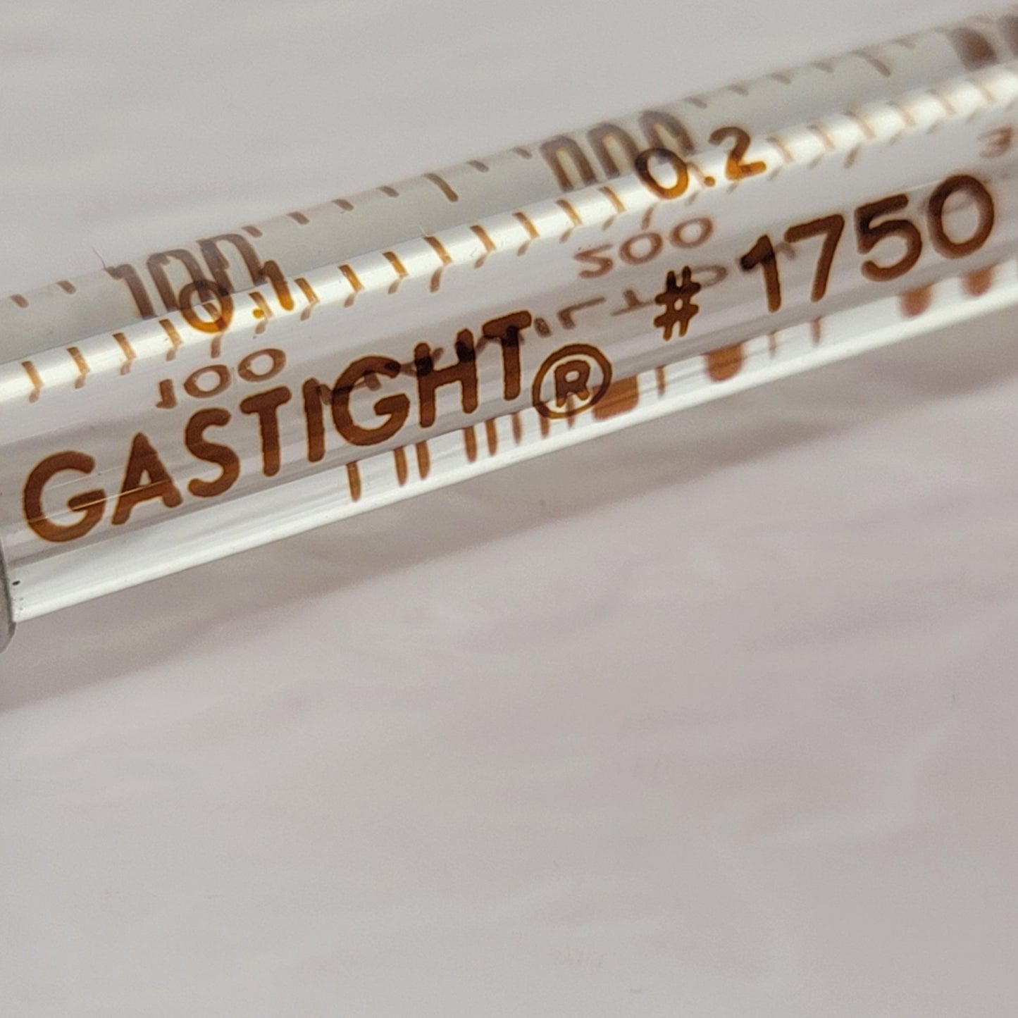HAMILTON Gastight #1750 0.5ml/500μl Srng, Removable Ndl