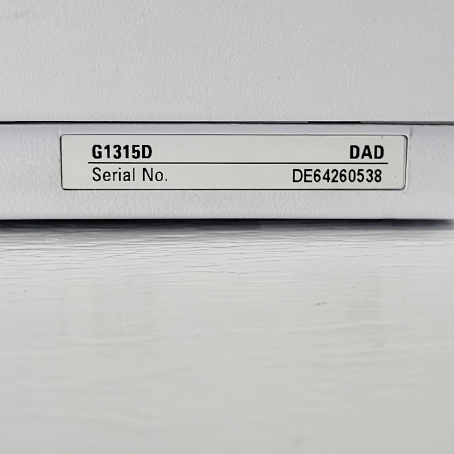 TESTED Agilent G1315D 1200 DAD Diode Array Detector w/ G1315-60012 Flow Cell