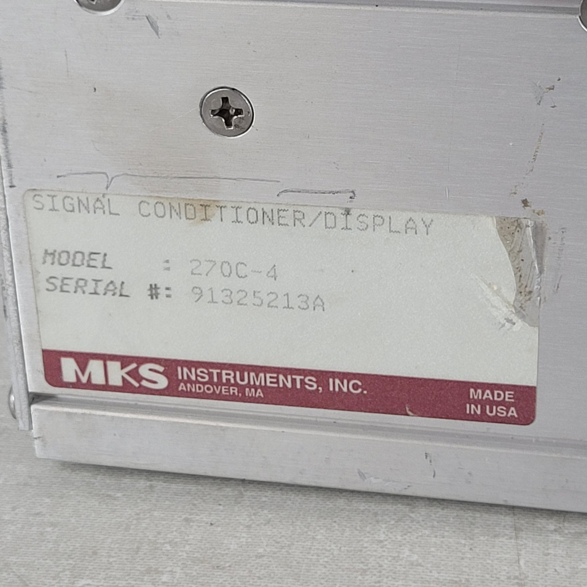 MKS Granville Phillips 270C Signal Conditioner Vacuum Pressure Readout Powers On
