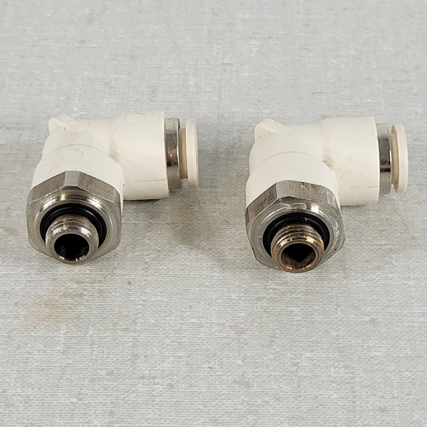 Lot of 2 Franke 1560911 8mm Tube 3/8" Thread 90° Elbow for A800 Espresso Machine