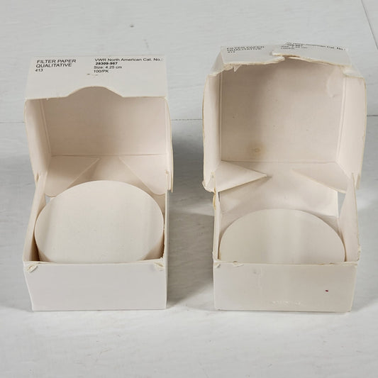 VWR 28309-967 42.5mm Diameter Qualitative Filter Paper, Two Partial 100-Packs