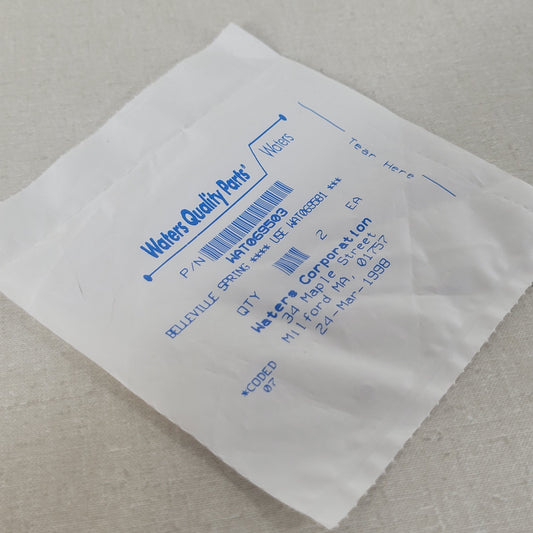 Waters WAT069503 700003080 Belleville Spring Washers .25x.125 HPLC Lot of 2