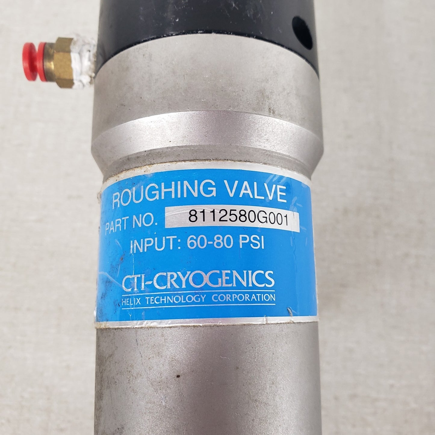 CTI-Cryogenics 8112580G001 Pneumatic Roughing Valve KF25 NW25 60-80 PSI