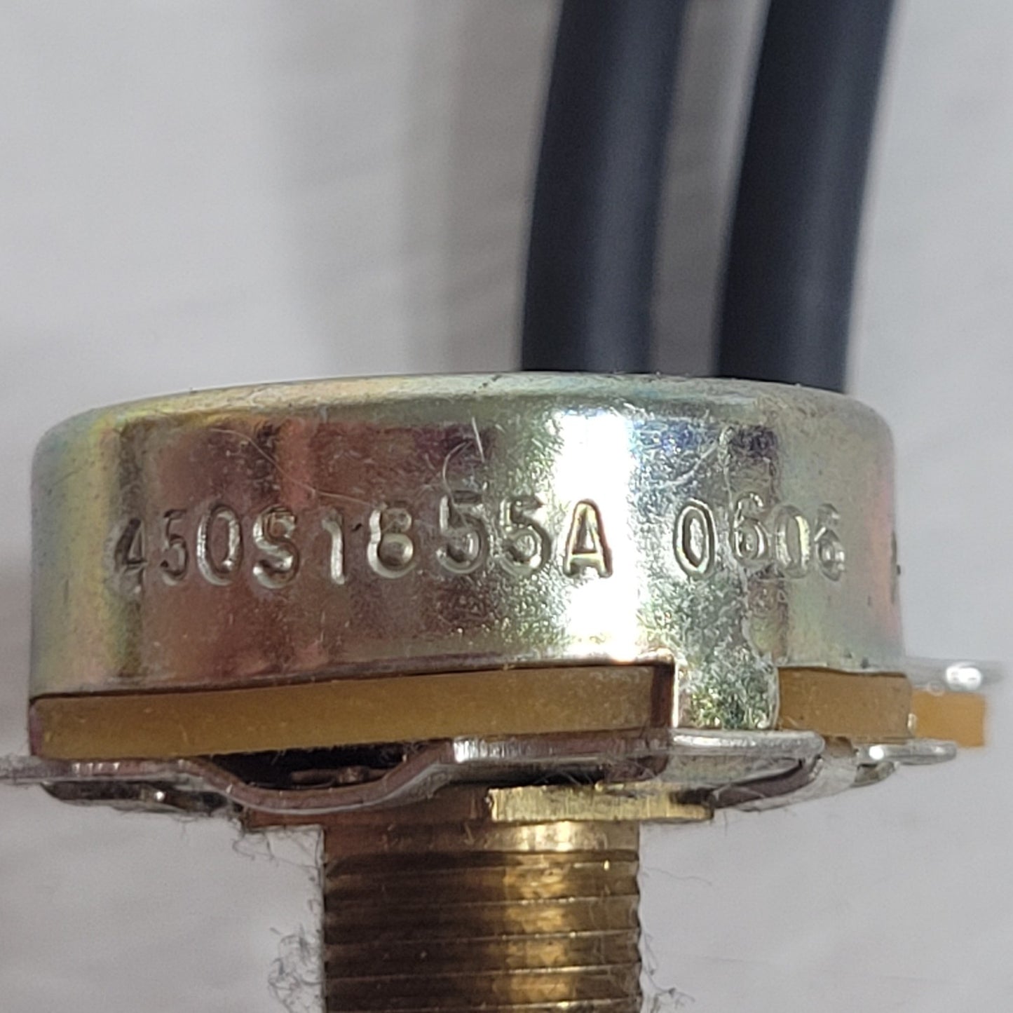 CTS 450S18355A Rotary Potentiometer D-Shaft w/ 2-Pin Wire Harness