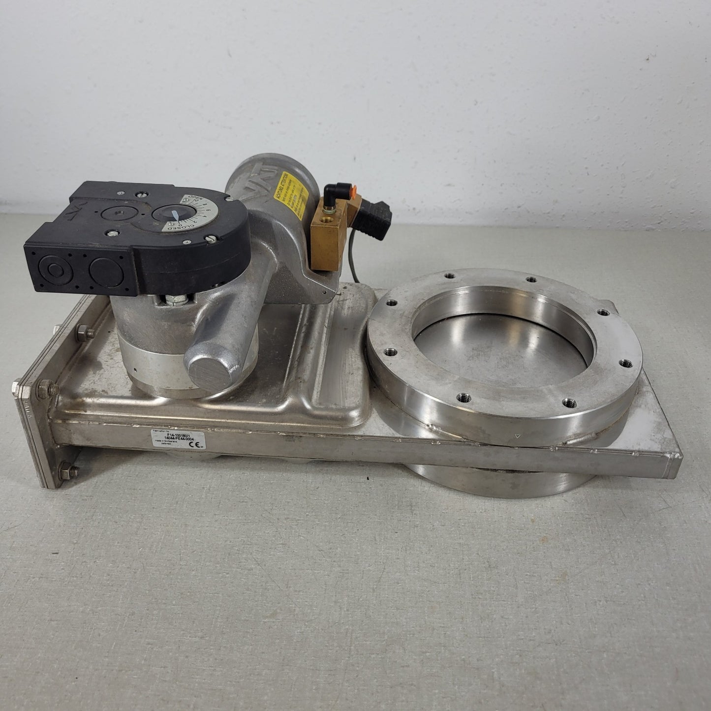 TESTED VAT F14-100180 DN160 ISO-F 6in Pneumatic SS High Vacuum Gate Valve ISO160