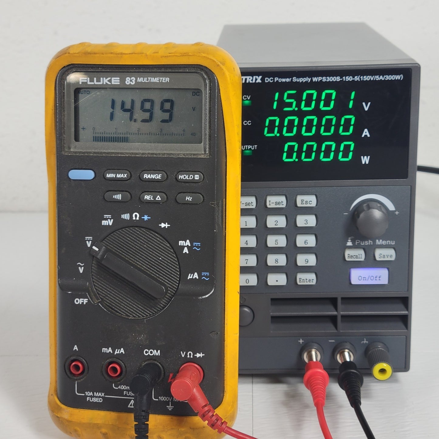 MATRIX WP300S-150-5 150V 5A 300W DC Power Supply w/ Instruction Manual USB RS232
