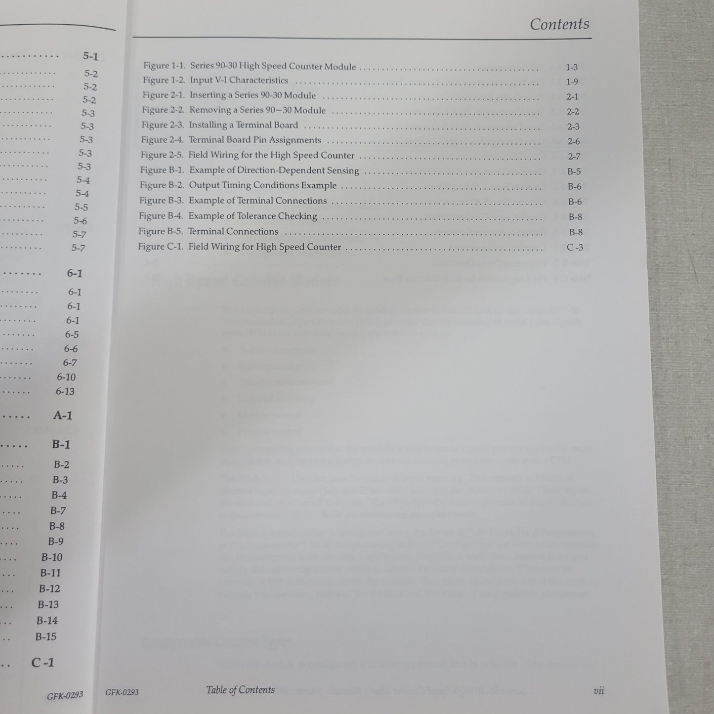 GE Fanuc GFK-0293B Series 90-30 PLC High Speed Counter User's Manual March 1993