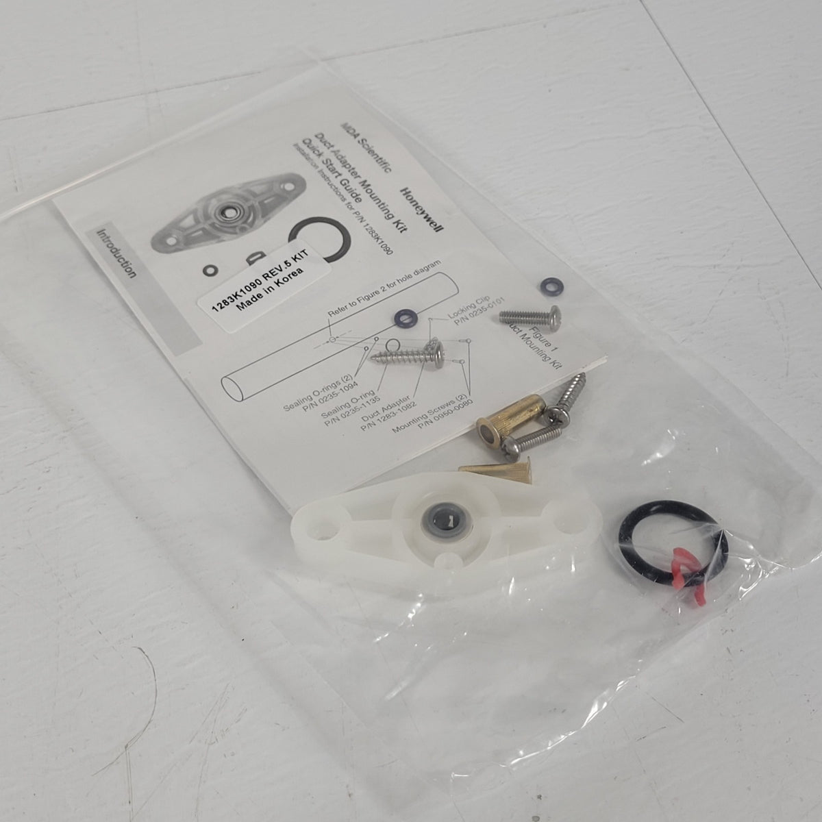 Honeywell 1283K1090 MDA Duct Adapter Kit Gas Detector 1/4" Tubing Rev 2