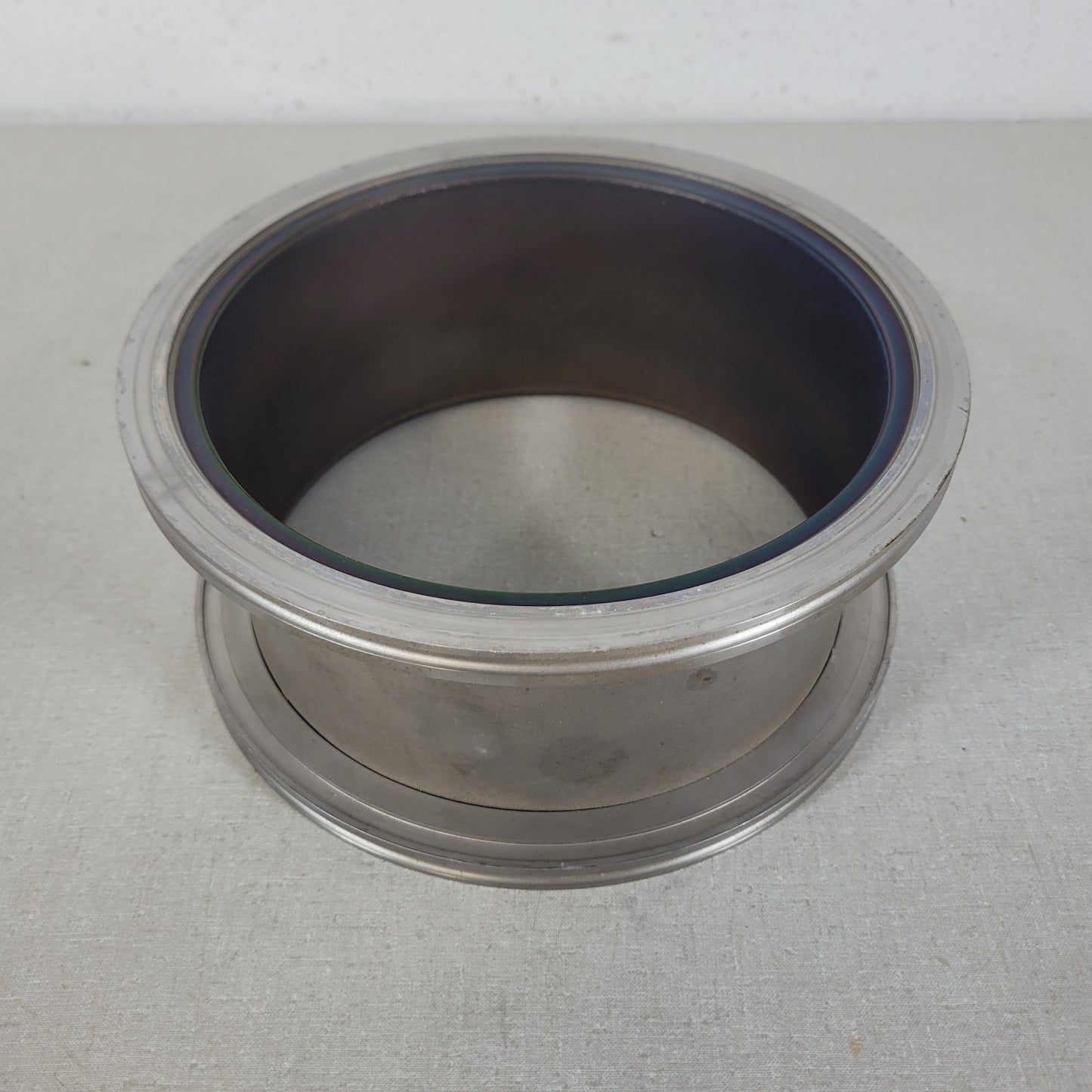 ISO-K 200 NW200 LF200 4.25in Stainless Steel High Vacuum Nipple Flange Chamber