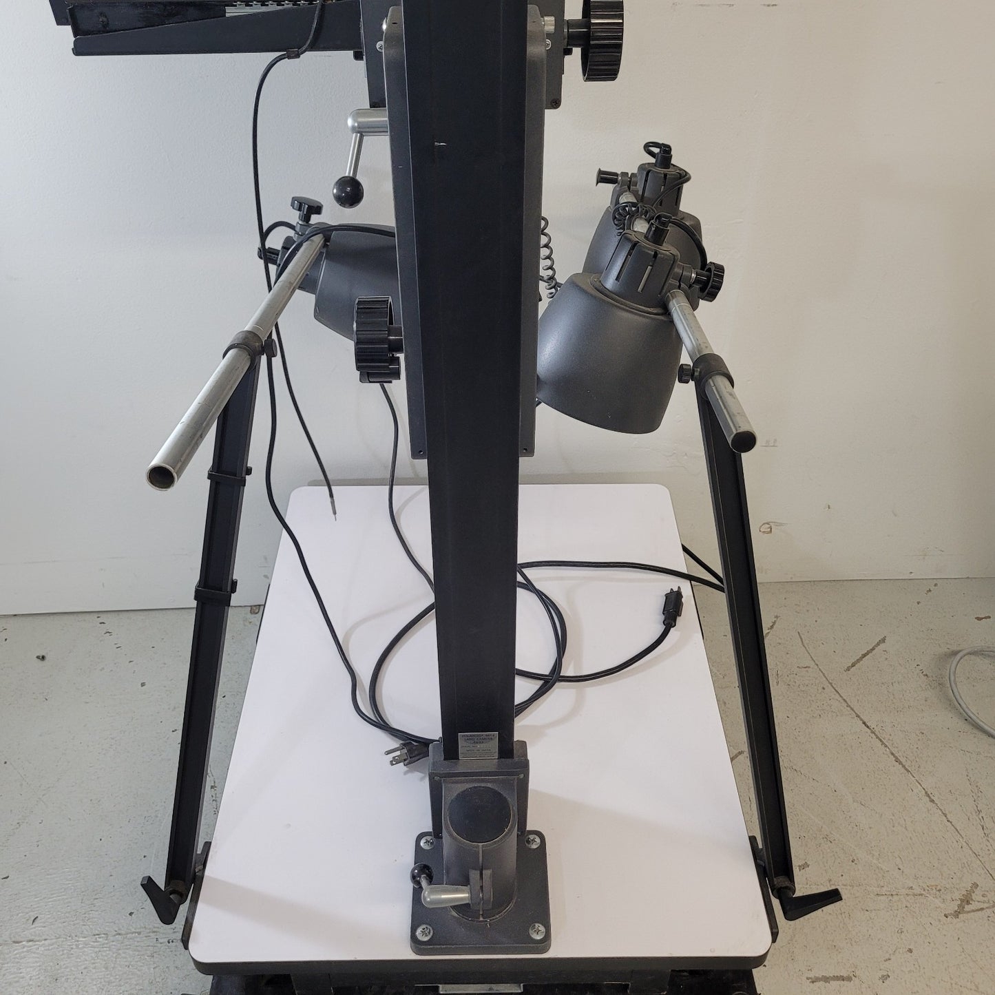 Polaroid MP-4 Land Camera Copy Stand System w/ Camera Head & Lighting Setup
