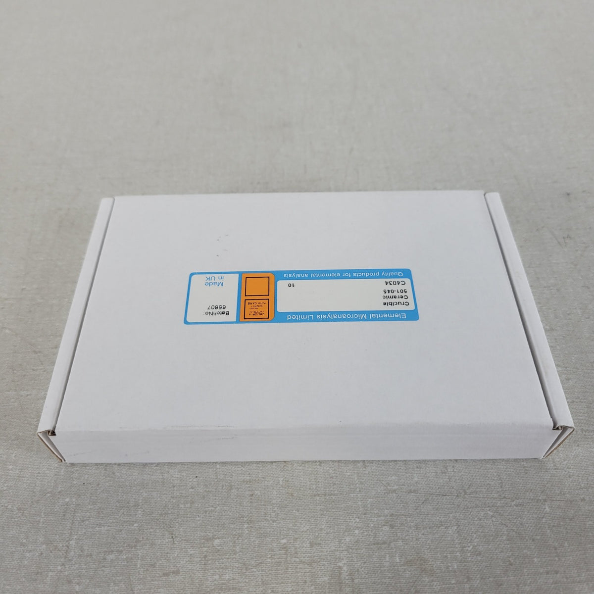 10x Elemental Microanalysis C4034 Ceramic Crucibles for LECO 501-045 501-045-125