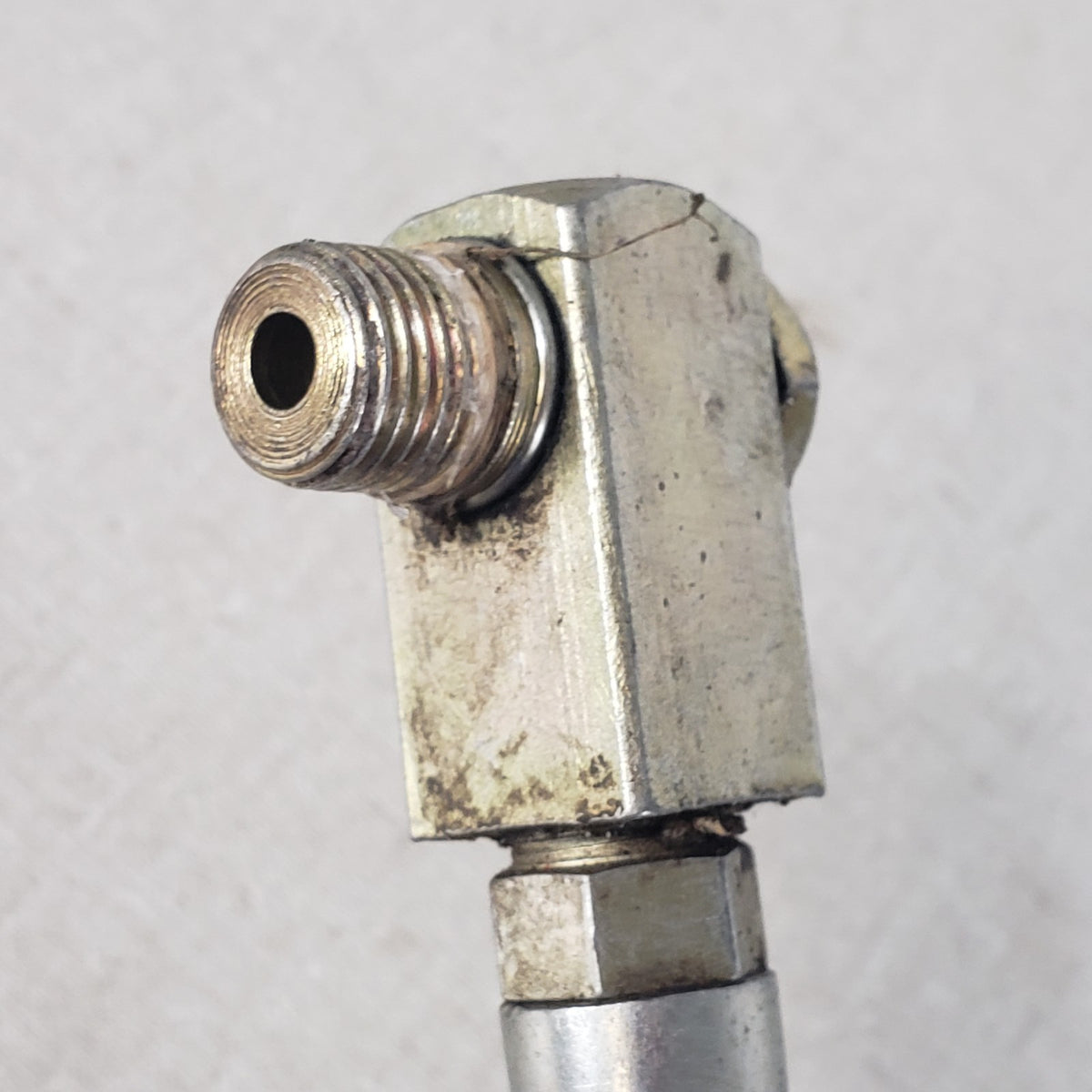 Industrial Hydraulic Fluid Dispensing Gun Trigger Nozzle w/ Hose Fittings
