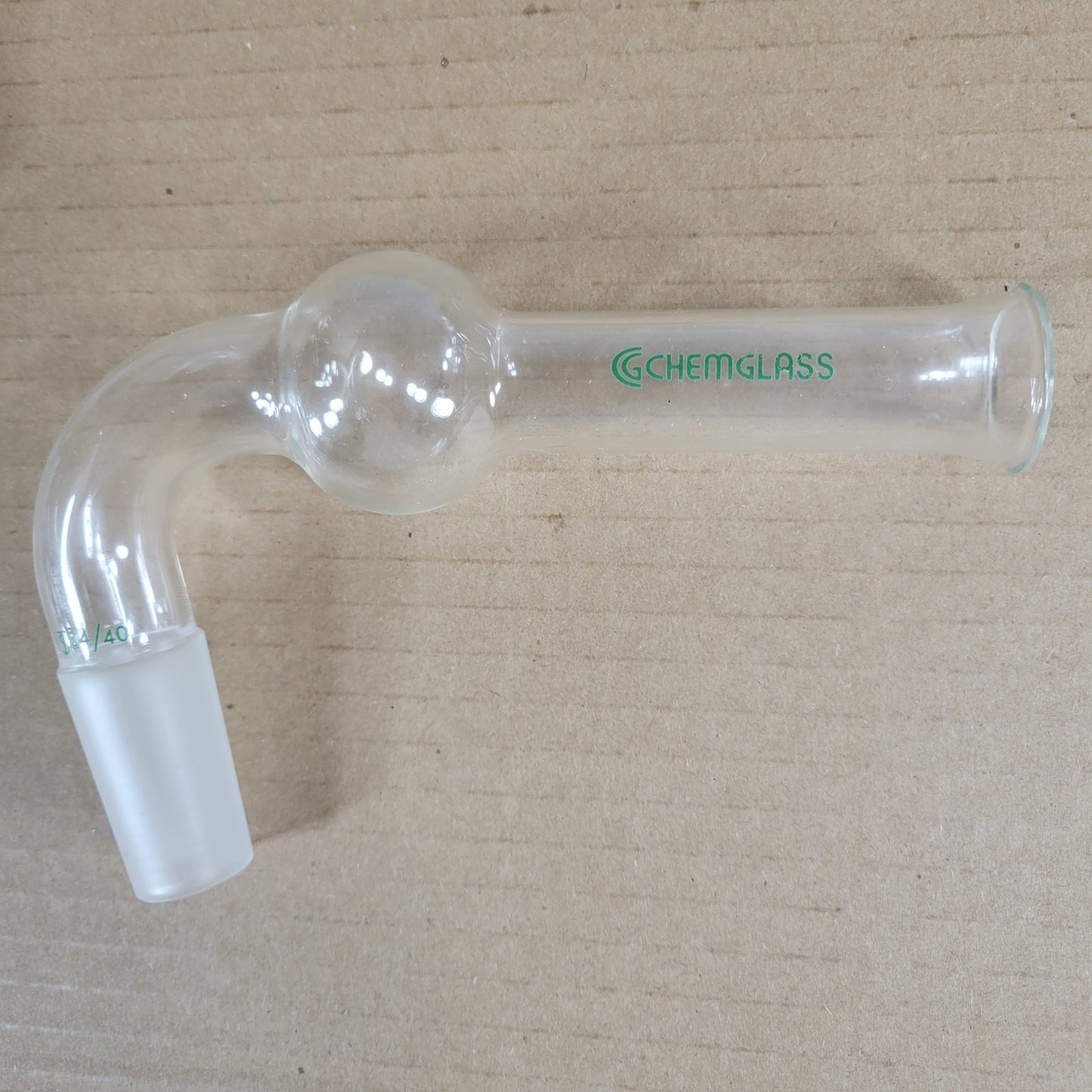Chemglass CG-1295-01 Drying Tube 75 Degree 24/40 Inner Joint w/out #3 Stopper