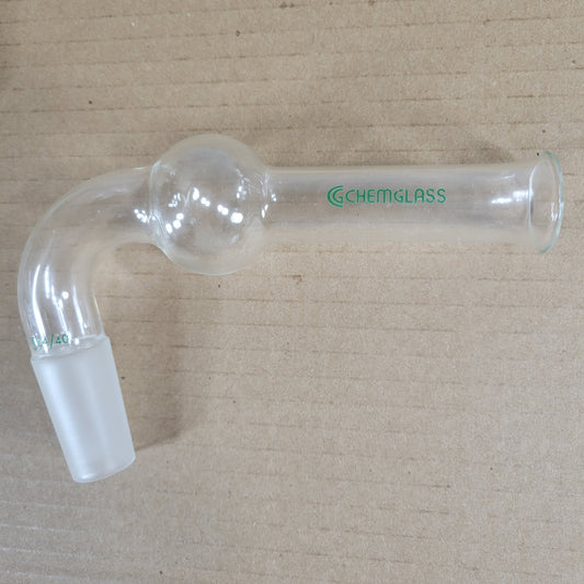 Chemglass CG-1295-01 Drying Tube 75 Degree 24/40 Inner Joint w/out #3 Stopper